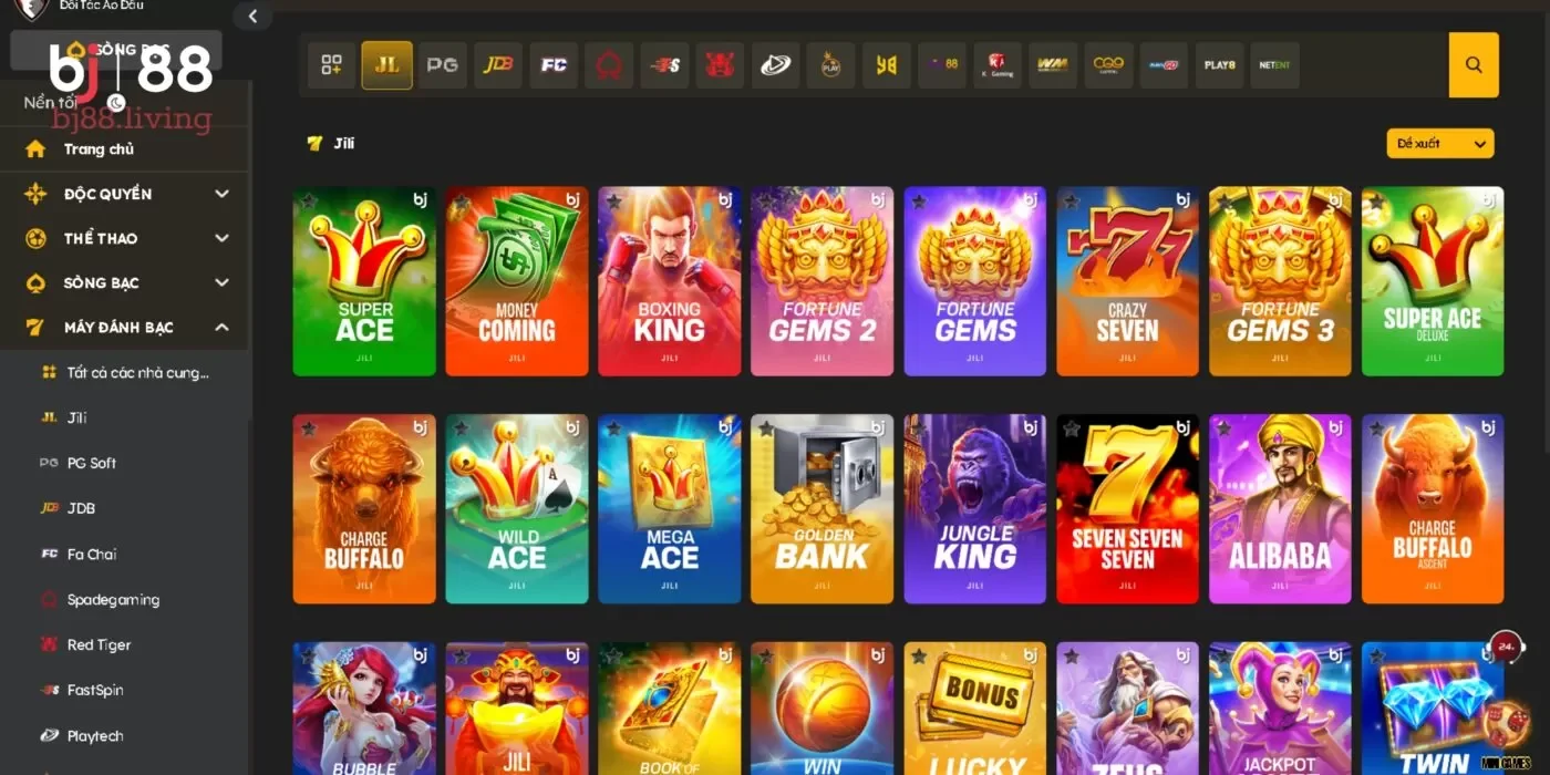 Chia sẻ thông tin về sảnh nổ hũ JILI Slots