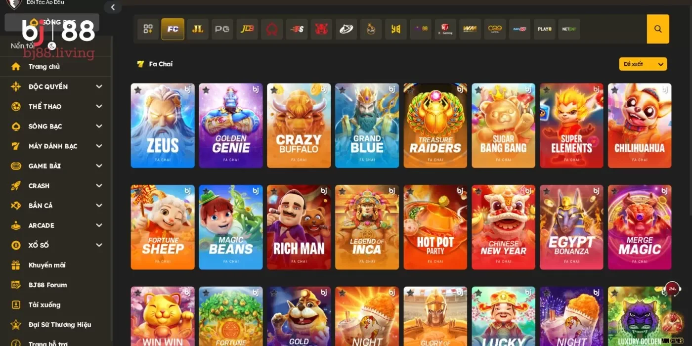  Fa Chai Slots được nhiều người chơi đón nhận tại nhà cái BJ88